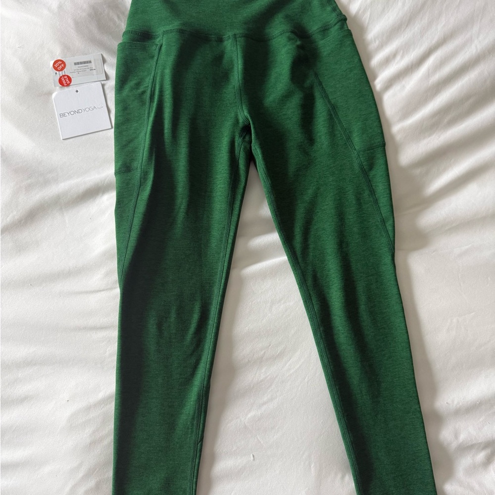 Beyond Yoga Forest Green Leggings